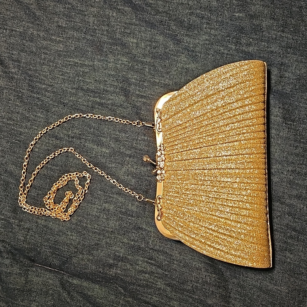 Boutique Gold Clutch Vintage